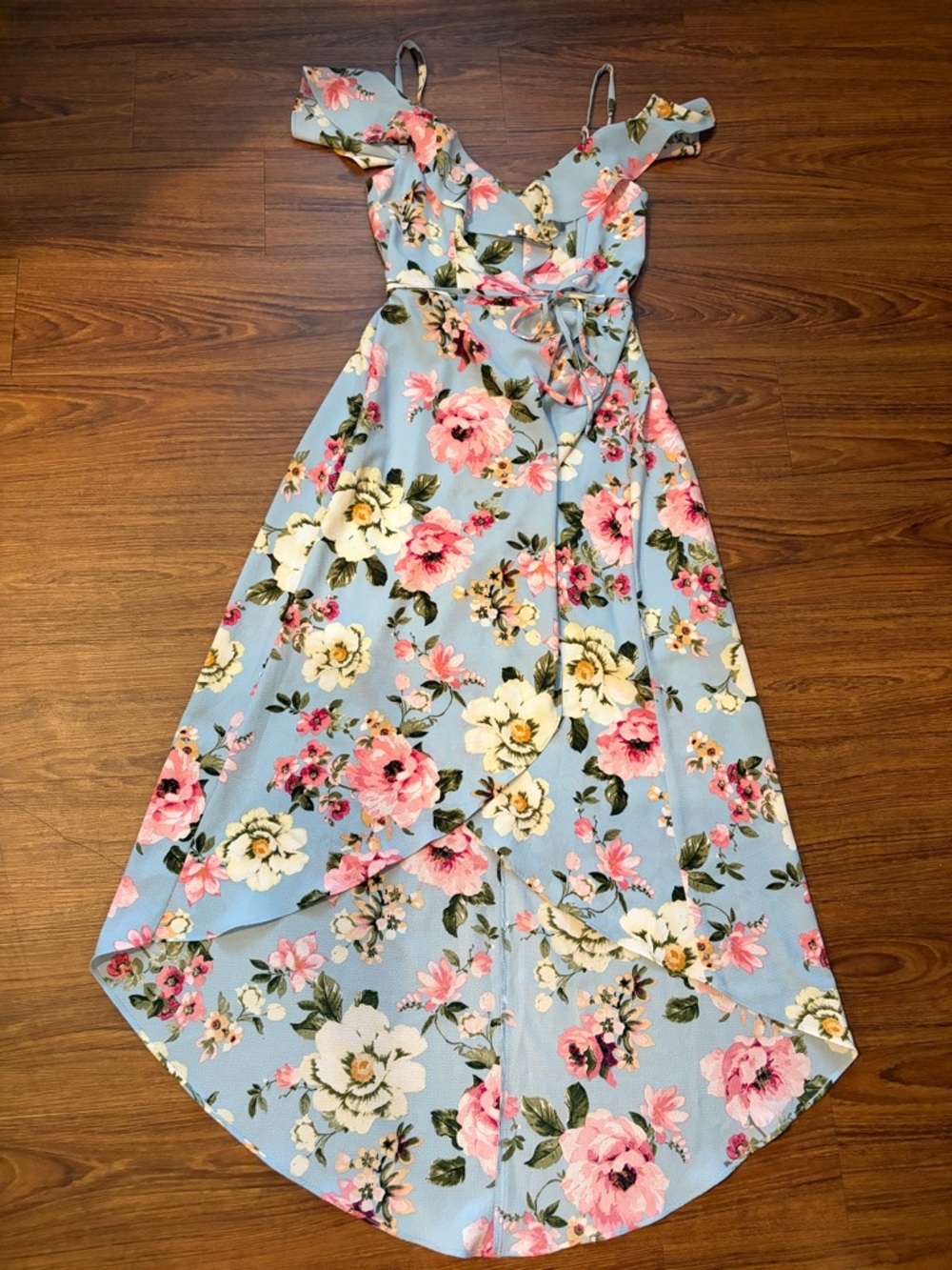 Iz Byer Pale Blue Women's Dress